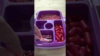 Packing School Lunch ONLY PINK FOOD shorts [upl. by Aileek]