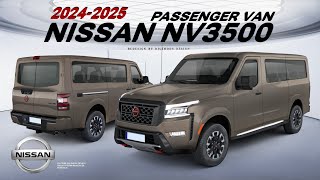 NISSAN NV3500 PASSANGER VAN 20242025 REDESIGN  Digimods DESIGN [upl. by Narmak]