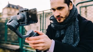 Mon AVIS sur le DJI Osmo MOBILE 2 testé avec liPhone X [upl. by Doniv193]