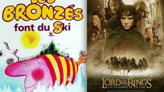 LE SEIGNEUR DES ANNEAUX vs LES BRONZES FONT DU SKI Parodie [upl. by Ishmael573]