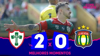 PORTUGUESA 2 X 0 SÃO CAETANO  MELHORES MOMENTOS  10ª RODADA  COPA PAULISTA 2023 [upl. by Yecal]