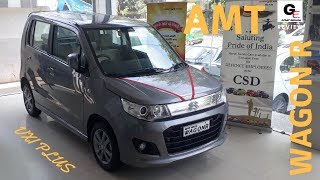 2018 Maruti Suzuki Wagon R VXI Plus AMT  detailed review  price  features  specifications [upl. by Buke]