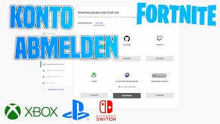 Fortnite ACCOUNT abmeldenausloggen amp Konto wechseln PS Xbox Switch  SABO [upl. by Sully]