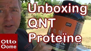 Unboxing QNT ProteïneEiwitten [upl. by Yelsek]