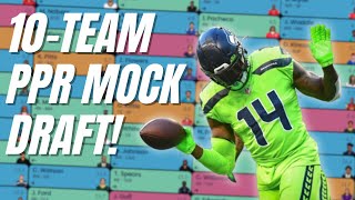 Best Strategy With The Ninth Pick 10 Team Mock Draft [upl. by Lanaj]