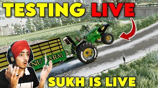 FARMING SIMULATOR 22 LIVE  sukhbhanguz [upl. by Annam]