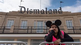 Banksy Unveils Dismaland Art Show in UK [upl. by Tybi]