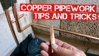 PLUMBING PIPEWORK 1ST FIX Tips amp Tricks  Real World Plumbing [upl. by Femmine]