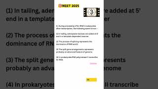 Question from MOLECULAR BASIS OF INHERITANCEneet2025ncertclass12practicebioneetprepshorts [upl. by Rosemarie]