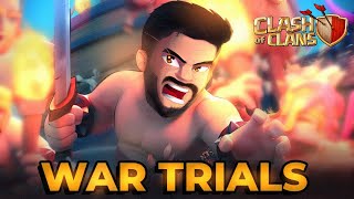 Clash of Clans War trials for upcoming COC content  Hastar Live [upl. by Adnorehs]