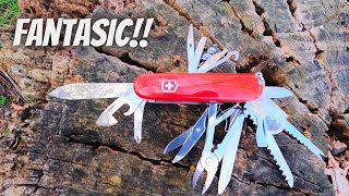 The Victorinox Swiss Champ Swiss Army Knife A Unique EDC Option [upl. by Syah933]