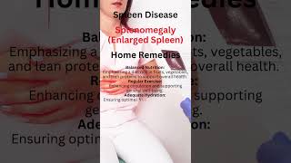 Splenomegaly Enlarged Spleen Home Remedies [upl. by Omissam]