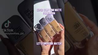 Maybelline Superstay 30H Lumi  Matte Foundation Shades Swatches amp Review  Tira Haul [upl. by Serrell]