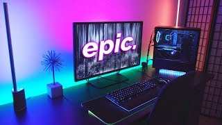 My Epic i99900K  2080 Ti Gaming PC Build amp Setup Tour [upl. by Adrienne]