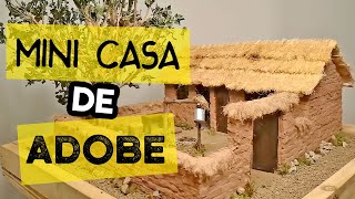 Construcción de Mini Casa Andina en Adobe  Escala 125 [upl. by Jezreel676]