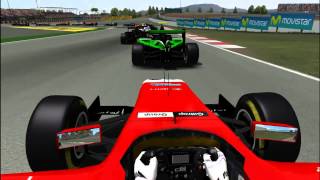 rFactor  GP3  Catalunya onboard [upl. by Flss465]