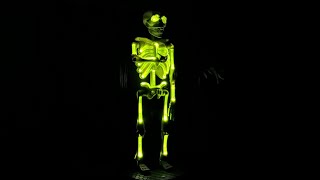 Gemmy 2002 Halloween Animated Illuminated Skeleton “Spooky Juice” [upl. by Derby611]