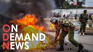 Deadly Protests Erupt in Kenya Over Tax Hikes and Cost of Living [upl. by Etireuqram963]