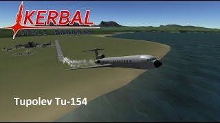 Tupolev Tu154 speedbuild  Kerbal Space Progam [upl. by Adiarf839]