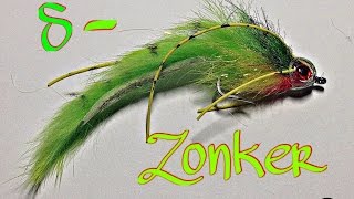 fly tying SZONKER STREAMER por Jorge G [upl. by Coster]