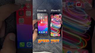 iPhone SE Vs IPhone XS speed test shorts speed viralvideo [upl. by Christiansen]