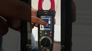 Metravi Pro Solar3 TRMS Clamp Meter 1500V DC Mode Setting [upl. by Nellda375]