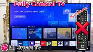 How to Control LG Smart TV without Remote [upl. by Picco458]