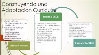 Necesidades educativas especiales y adaptaciones curriculares  MINEDUC Ecuador [upl. by Telracs]