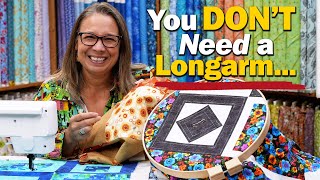 3 Methods to Quilt WITHOUT a Longarm [upl. by Sacci956]