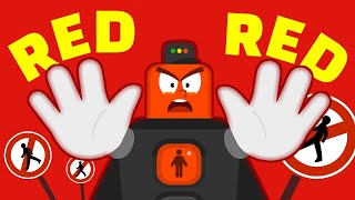 Stop Signal Man  Red Green Yellow  Kids Safety Song  Tidi Nursery Rhymes amp Kids Songs [upl. by Corly842]