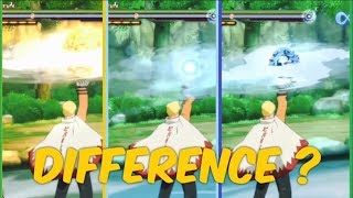 Naruto Storm 4 What is The Difference between Hokage Narutos Rasenshurikens Jutsu [upl. by Nida]