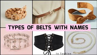 Different Types Of BeltsWaist Belts For WomenDesigner Waist Belt For DressesLatest Stylish Belts [upl. by Rufina]