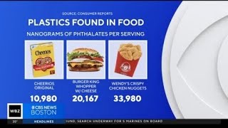 Study finds large amount of foods contain plastics [upl. by Enaed]