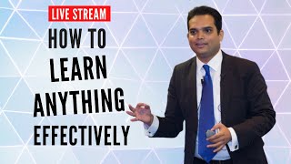 How to learn anything effectively LIVE STREAM [upl. by Arikahs]