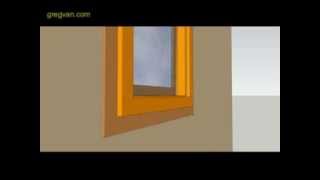 2 Methods to Trim Oversized Window Openings  Home Remodeling [upl. by Doownyl364]