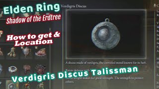 Elden Ring DLC Verdigris Discus Talissman Location 4K 60FPS [upl. by Marentic]