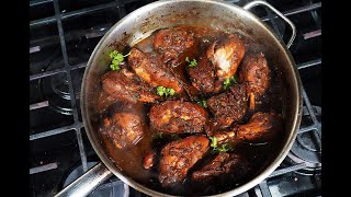 Jerk Stewed Chicken  CaribbeanPotcom [upl. by Lozano875]