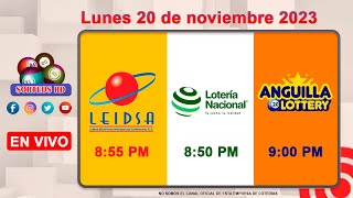 Lotería Nacional LEIDSA y Anguilla Lottery en Vivo 📺│Lunes 20 de noviembre 2023  855 PM [upl. by Adnilev]