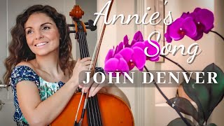 John Denver  Annies Song Cello Cover by Vesislava [upl. by Jermaine196]