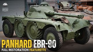 Panhard EBR90 FULL RESTORATION Documentary [upl. by Anerhs126]