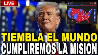 🔴 DIRECTO TRUMP NUEVO PRESIDENTE CUMPLIREMOS LA MISIÓN [upl. by Etnud880]