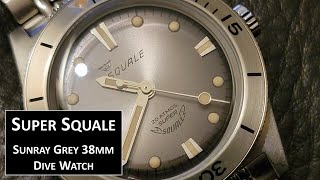 Super Squale Sunray Grey Dive Watch  Mens Watches  Fashionista [upl. by Chantal893]