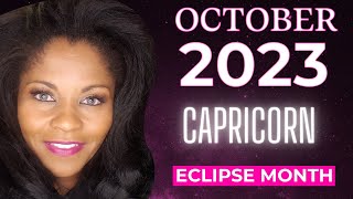 Capricorn Astrology October 2023 Eclipse Season  DISCOVER The POWER [upl. by Frasch167]