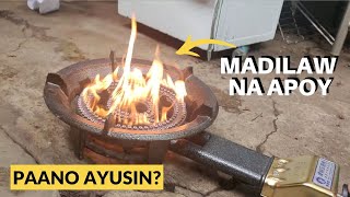 Paano ayusin ang madilaw na apoy  Gas stove Repair  C30 High Pressure Turbo  C40 paano gawin [upl. by Teagan]