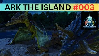 ARK THE ISLAND ASCENDED  ASA 003  Zähmen wir ein Ptera amp Tric  gameplay german  ASM [upl. by Audrit721]