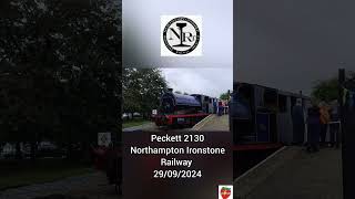 Peckett 2130 at the Northampton Ironstone Railway 29092024 shorts [upl. by Ayarahs]