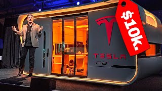 Inside Teslas New 10000 Home For Sustainable Living [upl. by Xylia]