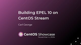 Building EPEL 10 on CentOS Stream [upl. by Enidan]