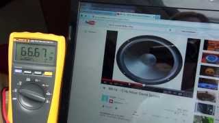 360Hz  10Hz Silicon Sound Bass test Fehler Frequenzen stimmen nicht [upl. by Twedy656]