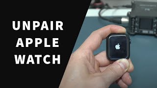 How To Unpair Apple Watch  From Watch Without iPhone and From Phone [upl. by Yeblehs]